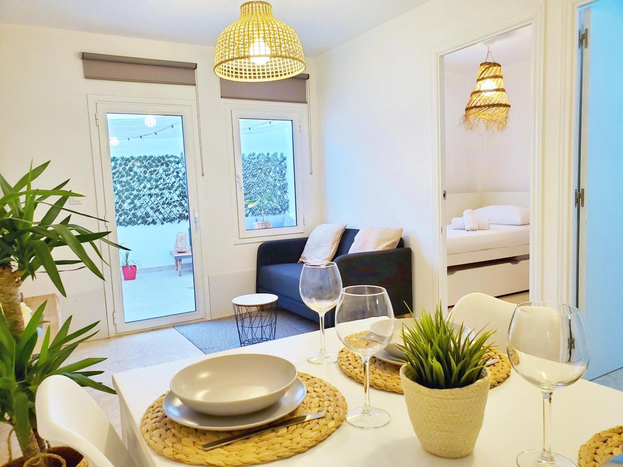 Apartamento Centrico Con Patio Privado Tarragona Eksteriør bilde